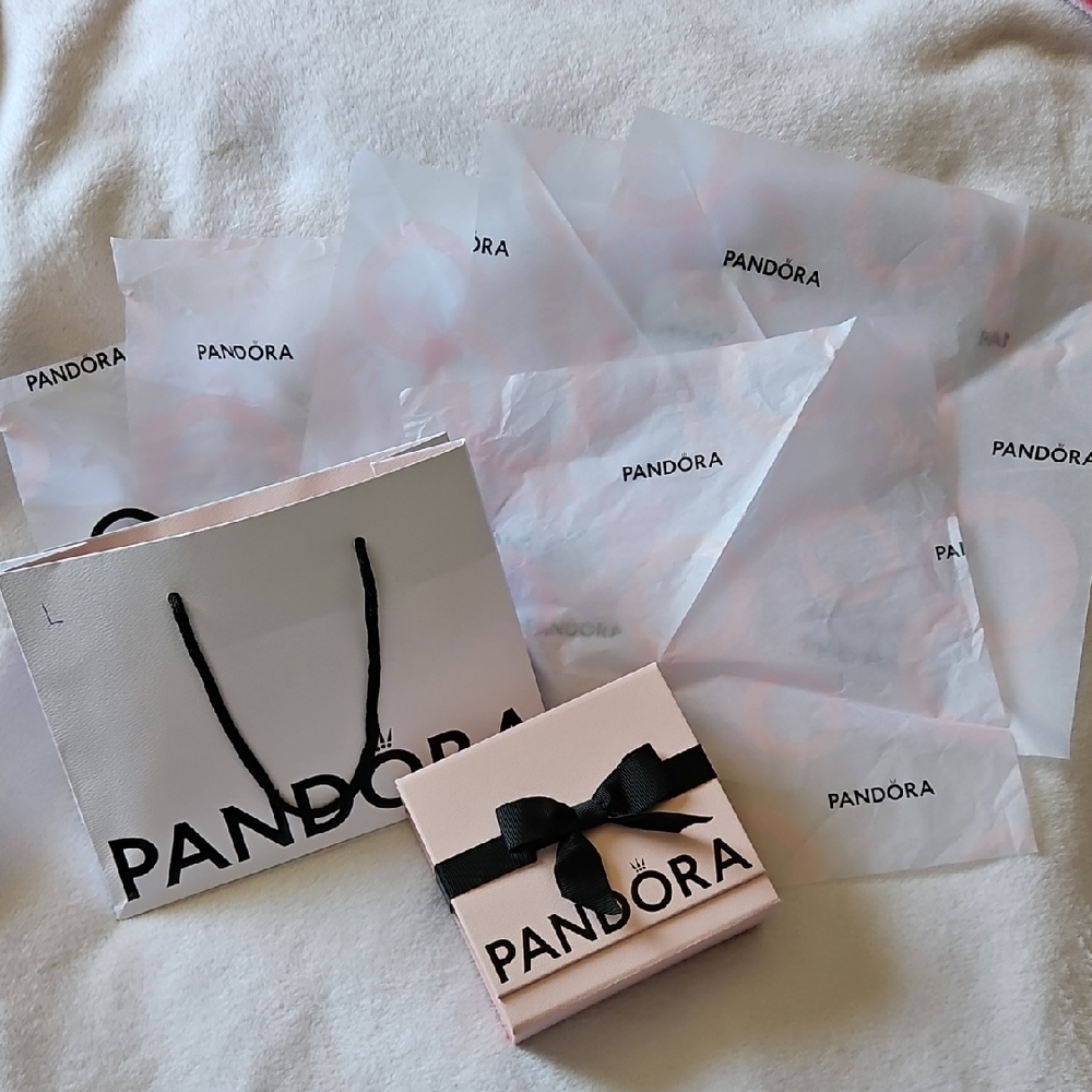 Pandora Jewelry Gift Set with Pink and Black Accents